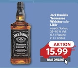 Aktuelle Jack Daniels Angebote bei combi in Detmold Aktuelles Tennessee Whiskey Angebot bei combi in Detmold ab 15,99 €