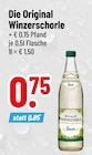 Trinkgut Burgau - Die Original Winzerschorle Angebot im Prospekt Die Original Winzerschorle bei Trinkgut im Burgau Prospekt für 0,75 €
