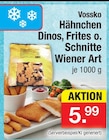 Hähnchen Dinos, Frites o. Schnitte Wiener Art Angebote von Vossko bei Zimmermann Mainz für 5,99 €