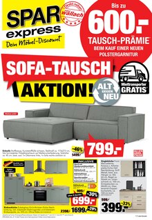 Kühlschrank im Spar-Express Prospekt "SOFA-TAUSCH AKTION!" mit 12 Seiten (Langenhagen)