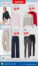 Pantalon Femme Angebote im Prospekt "Le vrai prix des bonnes choses" von Lidl auf Seite 10