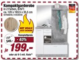 Kompaktgarderobe für 199,00 € bei POCO im Angebot Kompaktgarderobe im aktuellen POCO Prospekt