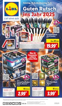 Feuerwerk im Lidl Prospekt "LIDL LOHNT SICH" mit 16 Seiten (Weimar)