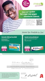 Apotheken Prospekt von mea - meine apotheke in Heimsheim Aktueller mea - meine apotheke Apotheken Prospekt für Heimsheim: Unsere Juni-Angebote mit 4} Seiten, 01.06.2026 - 30.06.2026