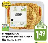 Schweine-Cordon Bleu bei E center im Sigmaringen Prospekt für 1,49 €
