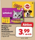 Whiskas oder Pedigree Multipack Portionsbeutel im Angebot bei Markant Nordwest in Neustadt Whiskas oder Pedigree Multipack Portionsbeutel Angebote von Whiskas bei Markant Nordwest Neustadt für 3,99 €