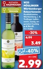 Rotwein halbtrocken oder Weisswein trocken von WZG MÖGLINGEN im aktuellen Kaufland Prospekt für 2,99 €