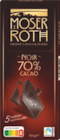 Tablette de chocolat noir 70% - MOSER ROTH - Aldi à Agen Tablette de chocolat noir 70% - MOSER ROTH en promo chez Aldi Agen à 1,45 €