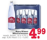 Mineralwasser Angebote von Aqua Römer bei E center Karlsruhe für 4,99 €