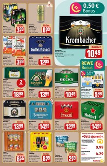Krombacher im aktuellen REWE Prospekt (Hückelhoven) Krombacher im REWE Prospekt "Dein Markt" mit 28 Seiten (Hückelhoven)