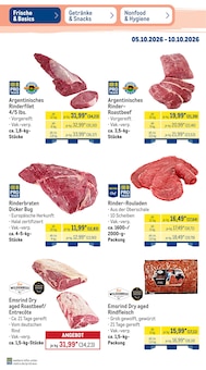 Rindfleisch im aktuellen METRO Prospekt (Mönchengladbach) Rindfleisch im METRO Prospekt "Wochenangebote" mit 47 Seiten (Mönchengladbach)