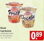 Nissin Cup Nudeln Angebote bei famila Nordost Langenhagen für 0,89 €