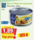 Thon à l'huile de tournesol - Fjord - Norma à Metz Thon à l'huile de tournesol - Fjord en promo chez Norma Metz à 1,89 €