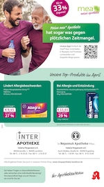 mea - meine apotheke Apotheken Prospekt der aktuellen Woche mit 4 Seiten, gültig von 01.04.2026 bis 30.04.2026, in Landshut und Umgebung Aktueller mea - meine apotheke Apotheken Prospekt in Landshut und Umgebung, "Unsere April-Angebote" mit 4 Seiten, 01.04.2026 - 30.04.2026