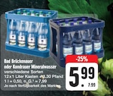 Mineralwasser Angebote von Bad Brückenauer oder Kondrauer bei E center Fürth für 5,99 €