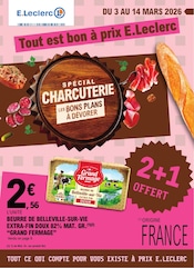 Prospectus Supermarchés E.Leclerc en cours à Casteljaloux et alentours, "Tout est bon à prix E.Leclerc", 40 pages, 03/03/2026 - 14/03/2026 Catalogue Supermarchés E.Leclerc en cours à Casteljaloux et alentours, "Tout est bon à prix E.Leclerc", 40 pages, 03/03/2026 - 14/03/2026