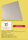 Gedimat Puylausic - Promo PLAQUE DE PLÂTRE STANDARD KNAUF KS BA13 Promo PLAQUE DE PLÂTRE STANDARD KNAUF KS BA13 à 3,18 € dans le catalogue Gedimat à Puylausic