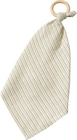 Kuscheltuch mit Holzring & Ringel-Muster, grün bei dm-drogerie markt im Karlsbad Prospekt für 4,50 €