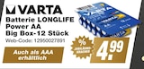 Batterie LONGLIFE Power AA Angebote von Varta bei expert Amberg für 4,99 €