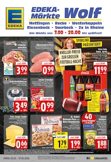 EDEKA Prospekt der Woche "Aktuelle Angebote" Seite 1, 02.02.2026 bis 07.02.2026 für Wallenhorst Aktueller EDEKA Prospekt "Aktuelle Angebote" Seite 1 von 24 Seiten für Wallenhorst