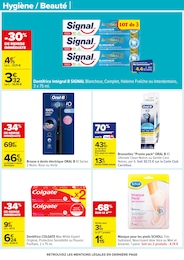 Prix et réduction Oral-B dans le prospectus Carrefour en cours Offre Oral-B dans le catalogue Carrefour du moment à la page 68
