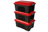 Lot de 3 malles de rangement 40L - SUNDIS - Carrefour Lot de 3 malles de rangement 40L - SUNDIS à 29,99 € dans le catalogue Carrefour
