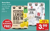 Lemon Brew im Angebot bei Netto Marken-Discount in Haiger Lemon Brew Angebote von Beck's bei Netto Marken-Discount Haiger für 3,99 €
