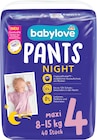 Baby Pants Night Gr. 4 Maxi (8-15 kg) im dm-drogerie markt Prospekt Baby Pants Night Gr. 4 Maxi (8-15 kg) von babylove im aktuellen dm-drogerie markt Prospekt für 8,95 €
