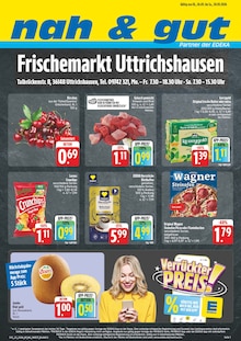 nah und gut Prospekt der Woche "Wir lieben Lebensmittel!" Seite 1, 26.05.2026 bis 30.05.2026 für Kalbach Aktueller nah und gut Prospekt "Wir lieben Lebensmittel!" Seite 1 von 8 Seiten für Kalbach