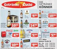 Bier im aktuellen Getränke Oase Prospekt (Ahlen) Bier im Getränke Oase Prospekt "Aktuelle Angebote" mit 1 Seiten (Ahlen)