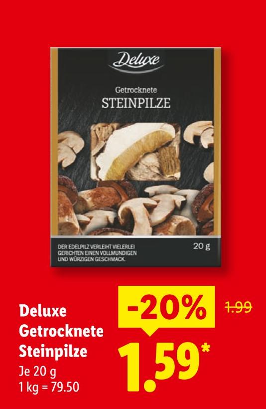 Getrocknete Steinpilze