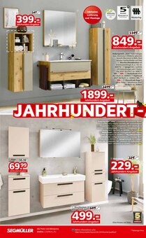 Badmöbel im aktuellen Segmüller Prospekt (Leverkusen) Badmöbel im Segmüller Prospekt "Highlight Angebote" mit 40 Seiten (Leverkusen)