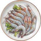 Gambas ASC entières crues en promo chez Lidl Tours à 7,99 €