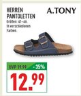 Herren Pantoletten Angebote von A.TONY bei Marktkauf Bielefeld für 12,99 €