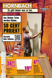 Aktueller Hornbach Prospekt mit Laminat, "Aus Deinen Taten werden Räume.", Seite 1