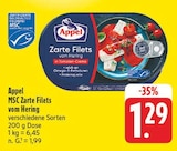 nah und gut Hahnbach - MSC Zarte Filets vom Hering Angebot im Prospekt MSC Zarte Filets vom Hering bei nah und gut im Hahnbach Prospekt für 1,29 €