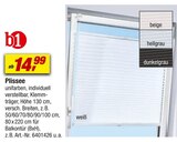 Plissee Angebote von b1 bei toom Baumarkt Bergheim für 14,99 €