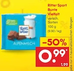 Bunte Vielfalt Angebote von Ritter Sport bei Netto Marken-Discount Lemgo für 0,99 €