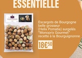 Escargots de Bourgogne belle grosseur (Helix Pomatia) surgelés recette à la Bourguignonne - Monoprix Gourmet dans le catalogue Monoprix