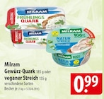 Milram Gewürz-Quark oder veganer Streich Angebote bei famila Nordost Stade für 0,99 €