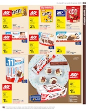 Kinder Angebote im Prospekt "NOUVELLE ANNÉE MEILLEURE PROMO" von Carrefour auf Seite 39