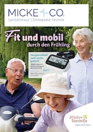 Micke & Co. oHG Sanitätshaus Orthopädie-Technik Prospekt: "Fit und mobil durch den Frühling", 6 Seiten, 11.03.2026 - 31.05.2026
