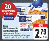 MSC Schlemmerfilet oder Fischstäbchen im Angebot bei EDEKA in Freiberg MSC Schlemmerfilet oder Fischstäbchen Angebote von Frosta bei EDEKA Freiberg für 2,79 €