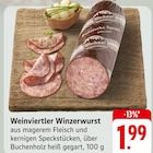 Weinviertler Winzerwurst bei E center im Groß-Zimmern Prospekt für 1,99 €