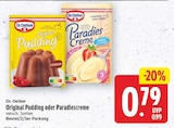 Original Pudding von Dr. Oetker für 0,79 € bei E center im Angebot Original Pudding von Dr. Oetker im aktuellen E center Prospekt