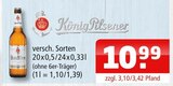 König Pilsener Angebote bei Getränke Oase Lippstadt für 10,99 €