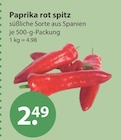 Paprika rot spitz von  im aktuellen V-Markt Prospekt für 2,49 €