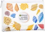 Bikini Tasche mit Muschelmotiv von Garnier Ambre Solaire für 7,95 € bei dm-drogerie markt im Angebot Bikini Tasche mit Muschelmotiv von Garnier Ambre Solaire im aktuellen dm-drogerie markt Prospekt