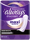 Kaufland Osterode - Discreet Maxi Nacht Angebot im Prospekt Discreet Maxi Nacht bei Kaufland im Osterode Prospekt für 2,99 €