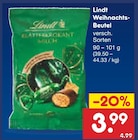Weihnachts-Beutel im Angebot bei Netto Marken-Discount in Würzburg Weihnachts-Beutel Angebote von Lindt bei Netto Marken-Discount Würzburg für 3,99 €